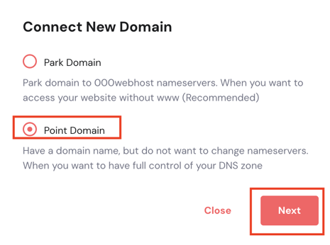 point domain