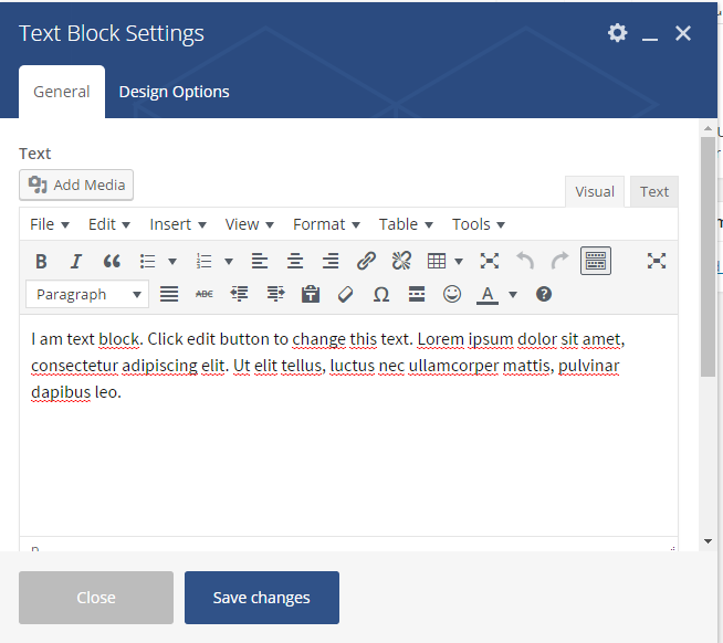 Hướng dẫn sử dụng phần tử Text Block trong Visual Composer