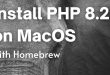 php on macos